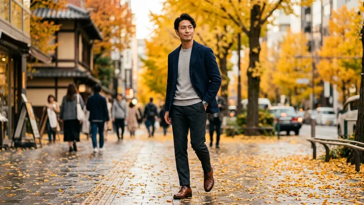 30代men's秋コーデの正解｜大人の落ち着きと清潔感を両立する着こなし - モテる男のためのノウハウ